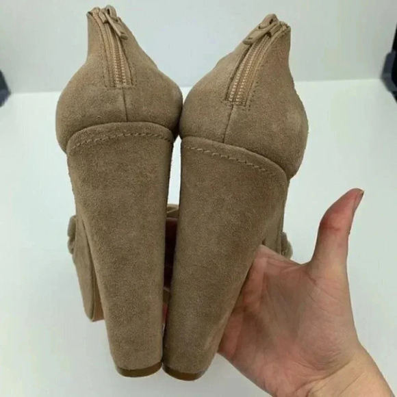 Steve Madden platforms sz 10 P-gabbi suede chunky - Picture 9 of 14